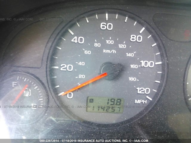 JF1SF655X1H719456 - 2001 SUBARU FORESTER S GREEN photo 7