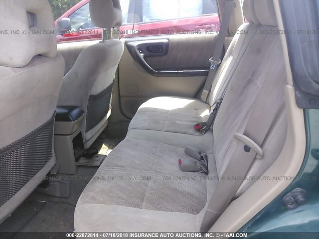 JF1SF655X1H719456 - 2001 SUBARU FORESTER S GREEN photo 8