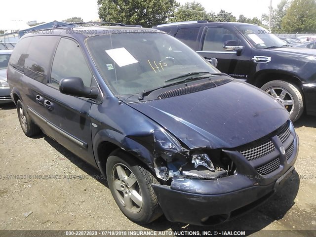 2D4GP44L04R566549 - 2004 DODGE GRAND CARAVAN SXT Dark Blue photo 1