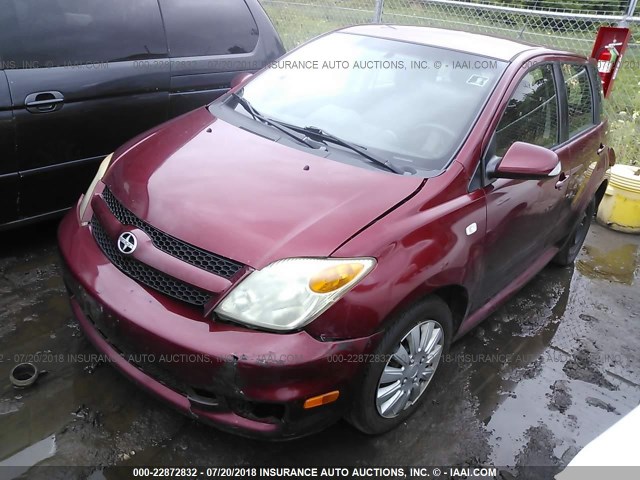 JTKKT624860152824 - 2006 TOYOTA SCION XA BURGUNDY photo 2