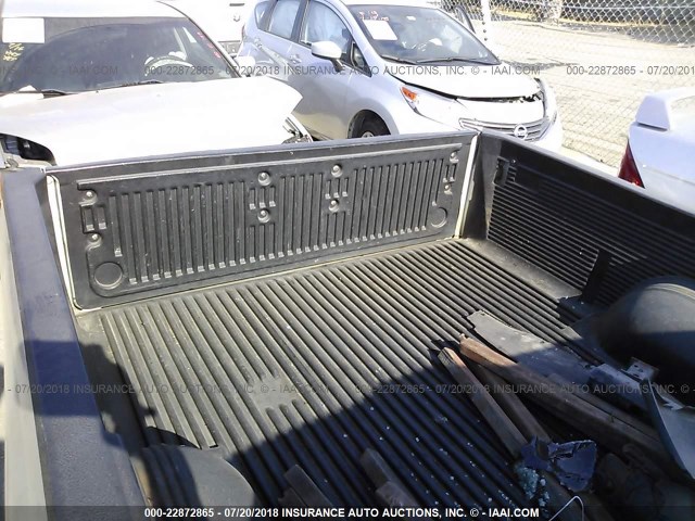 5TENL42N81Z854166 - 2001 TOYOTA TACOMA SILVER photo 8