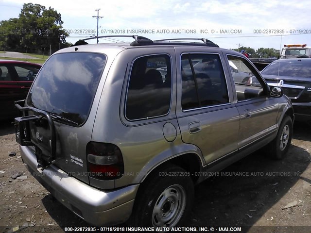 KNDJB723525121739 - 2002 KIA SPORTAGE GOLD photo 4