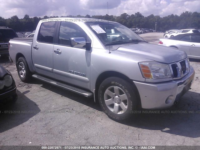 1N6BA07A86N549149 - 2006 NISSAN TITAN XE/SE/LE SILVER photo 1