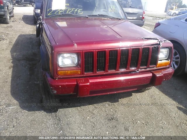 1J4FF78S0XL649212 - 1999 JEEP CHEROKEE LIMITED RED photo 6