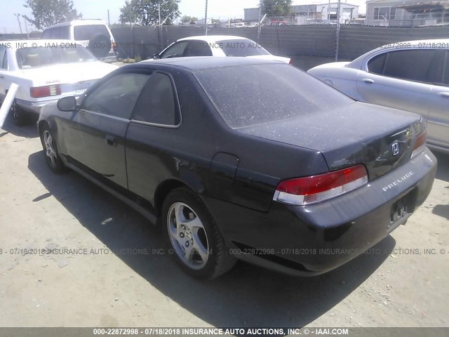 JHMBB6241YC008591 - 2000 HONDA PRELUDE BLACK photo 3