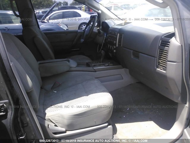 5N1AA08A94N742187 - 2004 NISSAN ARMADA SE/LE GRAY photo 5