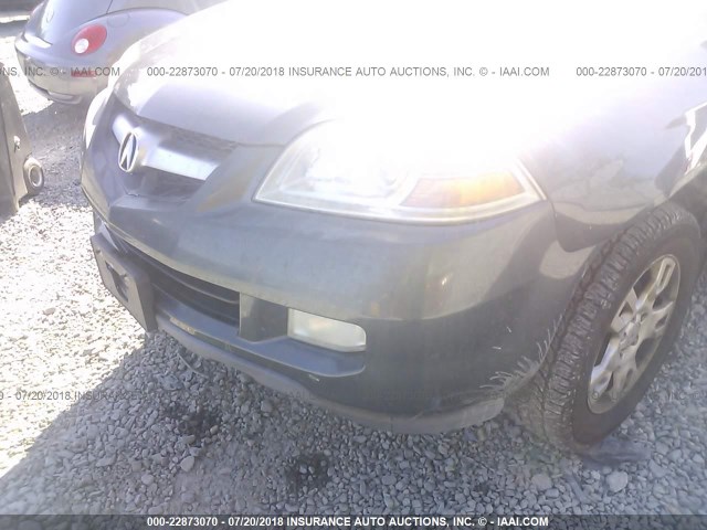 2HNYD18846H516139 - 2006 ACURA MDX TOURING GRAY photo 6