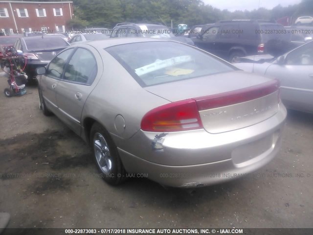 2B3HD56M83H534198 - 2003 DODGE INTREPID ES GOLD photo 3