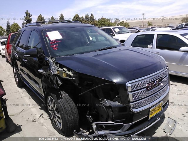 1GKKVTKD6DJ204642 - 2013 GMC ACADIA DENALI BLACK photo 1