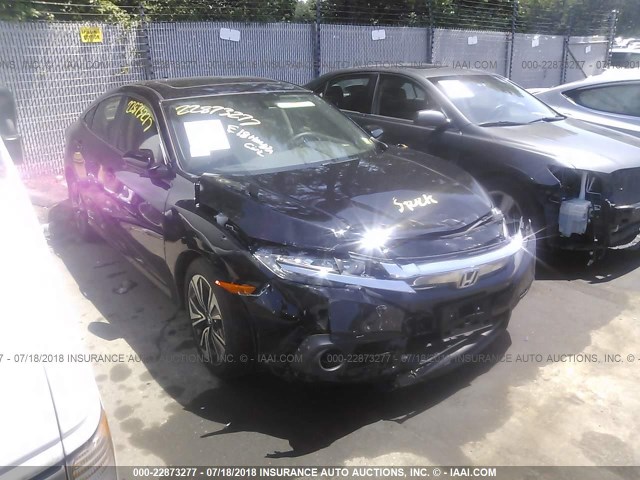 JHMFC1F7XJX008433 - 2018 HONDA CIVIC EXL 黑色 照片 1