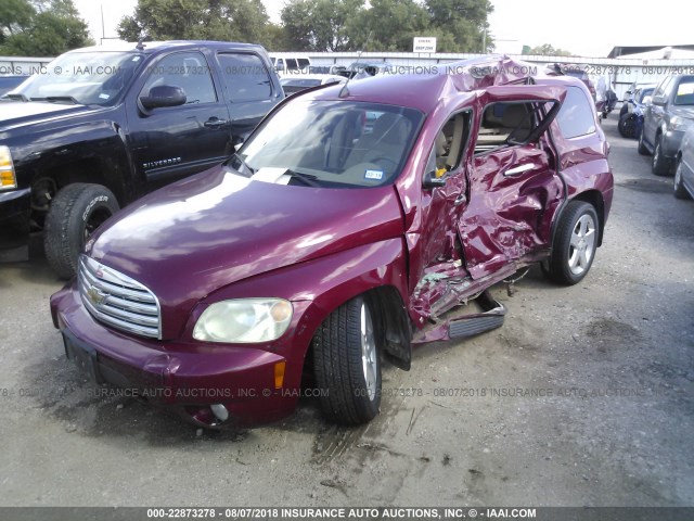 3GNDA33P47S506966 - 2007 CHEVROLET HHR LT MAROON photo 2