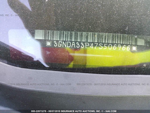 3GNDA33P47S506966 - 2007 CHEVROLET HHR LT MAROON photo 9