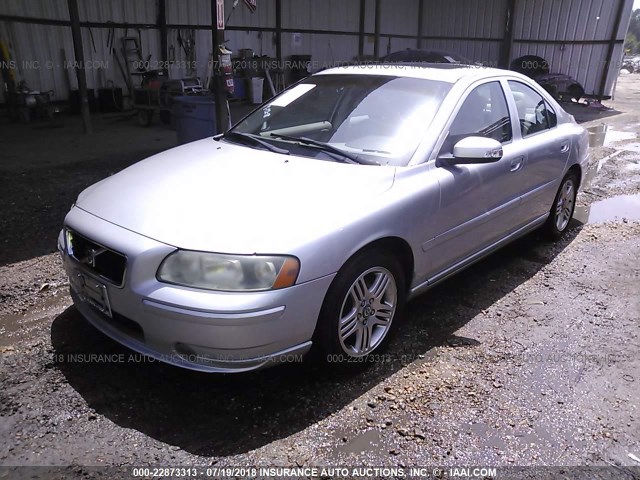 YV1RS592072609763 - 2007 VOLVO S60 2.5T SILVER photo 2