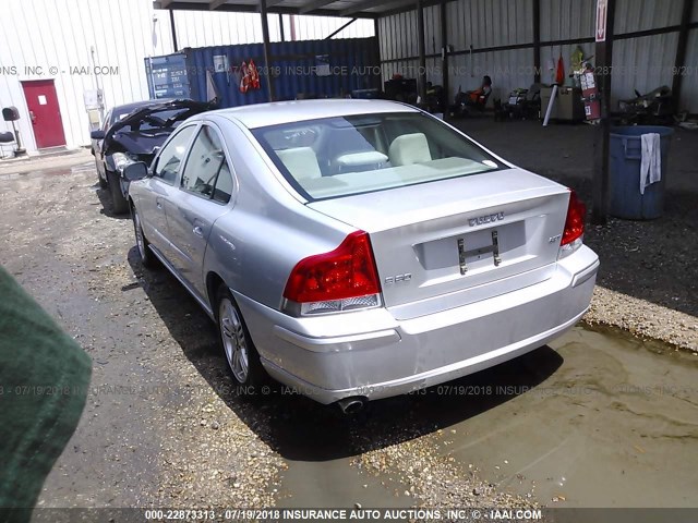 YV1RS592072609763 - 2007 VOLVO S60 2.5T SILVER photo 3