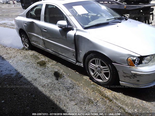 YV1RS592072609763 - 2007 VOLVO S60 2.5T SILVER photo 6