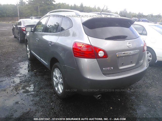 JN8AS5MV4BW291799 - 2011 NISSAN ROGUE S/SV/KROM GRAY photo 3