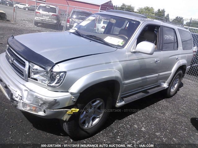 JT3HN87R1Y9032684 - 2000 TOYOTA 4RUNNER LIMITED SILVER photo 2
