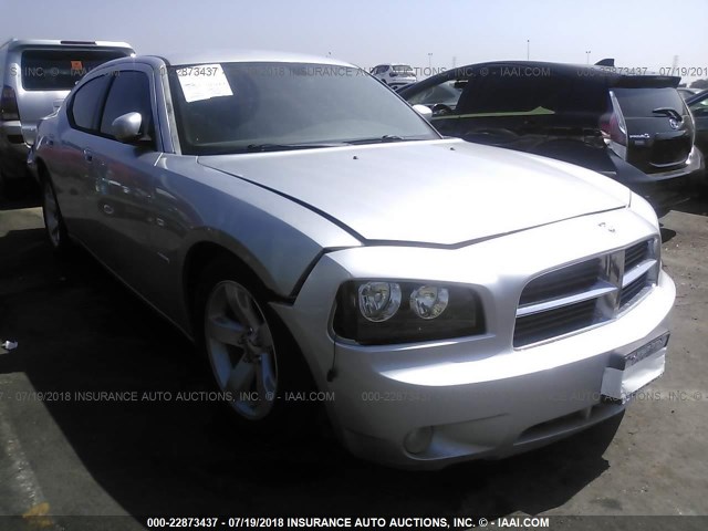 2B3KA53H36H488838 - 2006 DODGE CHARGER R/T SILVER photo 1