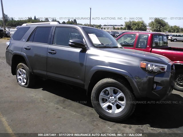 JTEBU5JR2G5346342 - 2016 TOYOTA 4RUNNER SR5 PREM/LTDL/TRAIL/TRD GRAY photo 1