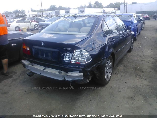 WBAAZ33454KP90025 - 2004 BMW 325 IS SULEV BLUE photo 6