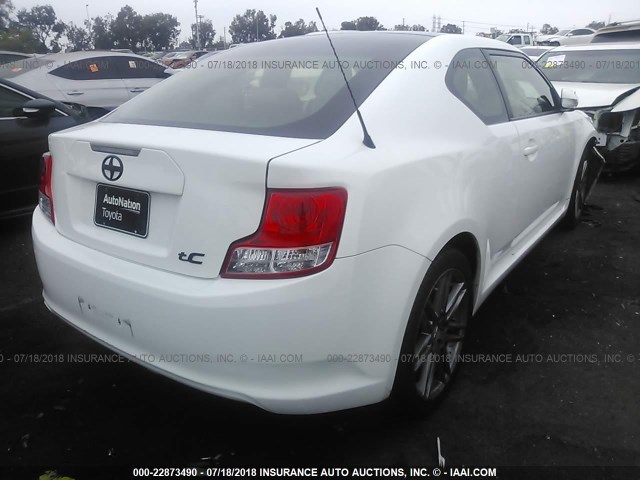 JTKJF5C72D3061680 - 2013 TOYOTA SCION TC 白色 照片 4