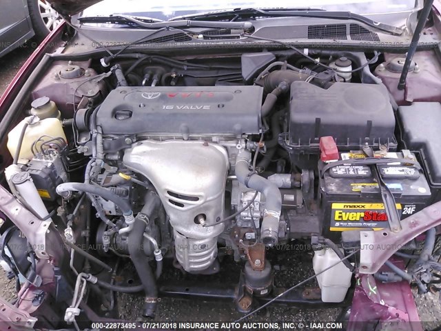 JTDBE30K653026069 - 2005 TOYOTA CAMRY LE/XLE/SE Qırmızı foto 10