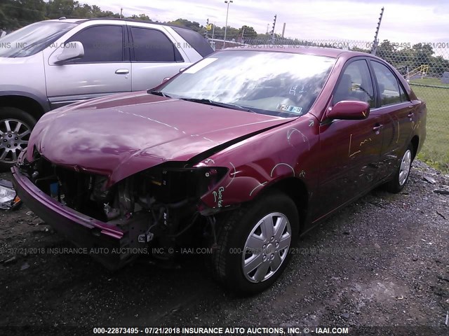 JTDBE30K653026069 - 2005 TOYOTA CAMRY LE/XLE/SE Qırmızı foto 2