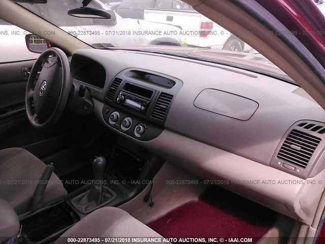 JTDBE30K653026069 - 2005 TOYOTA CAMRY LE/XLE/SE Qırmızı foto 5