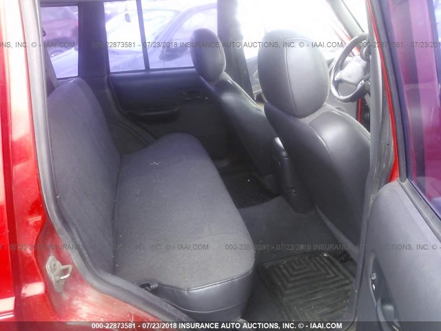 1J4FF68S3XL654866 - 1999 JEEP CHEROKEE SPORT/CLASSIC წითელი ფოტო 8