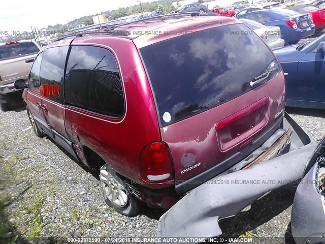 1B4GP54R6VB225869 - 1997 DODGE GRAND CARAVAN LE/ES RED photo 3