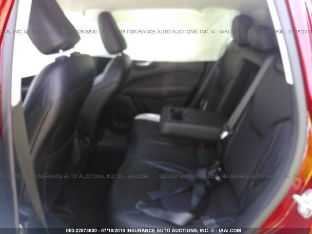 3C4NJCBB5HT611465 - 2017 JEEP COMPASS LATITUDE 红色 照片 8