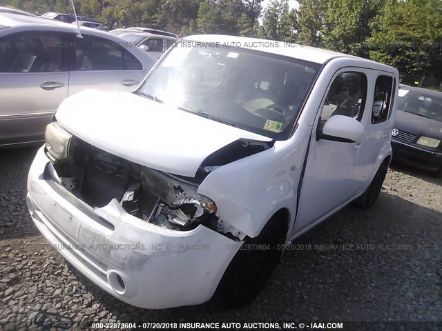 JN8AZ2KR9BT204593 - 2011 NISSAN CUBE S/SL/KROM WHITE photo 2