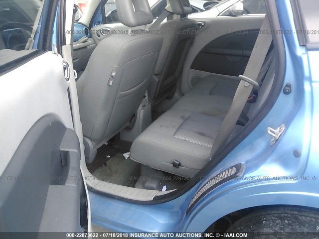 3A8FY58B18T121729 - 2008 CHRYSLER PT CRUISER TOURING BLUE photo 8