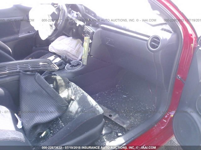 JTKJF5C70D3055859 - 2013 TOYOTA SCION TC 红色 照片 5