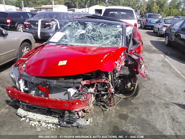 JTKJF5C70D3055859 - 2013 TOYOTA SCION TC 红色 照片 6