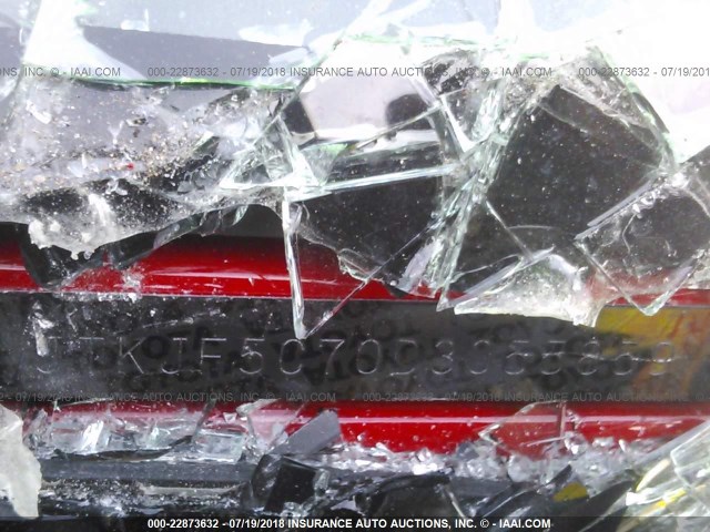 JTKJF5C70D3055859 - 2013 TOYOTA SCION TC 红色 照片 9