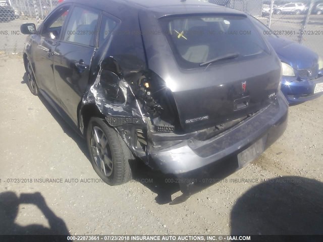 5Y2SP67099Z416621 - 2009 PONTIAC VIBE GRAY photo 6