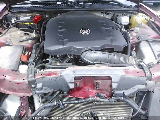 1G6DU6EV7A0150298 - 2010 CADILLAC STS RED photo 10