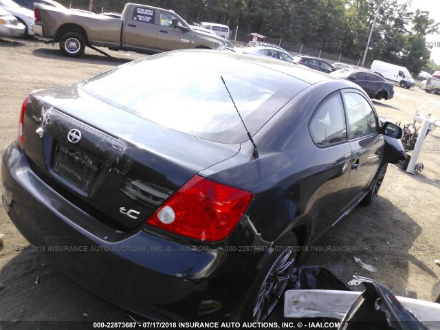 JTKDE177370156094 - 2007 TOYOTA SCION TC 黑色 照片 4
