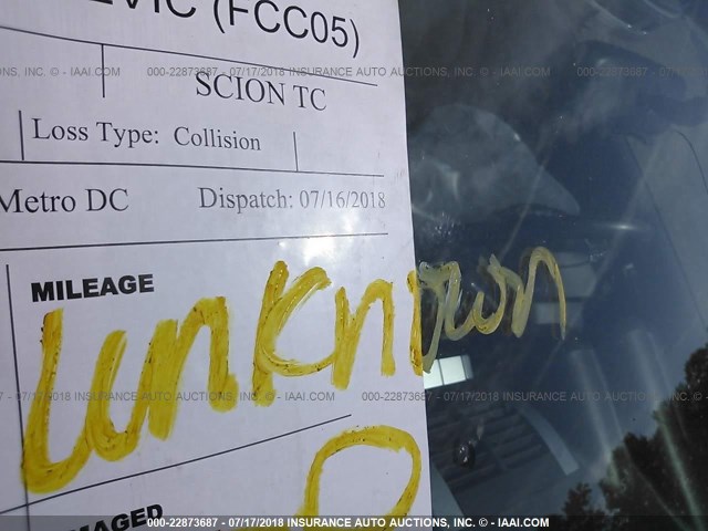 JTKDE177370156094 - 2007 TOYOTA SCION TC 黑色 照片 7