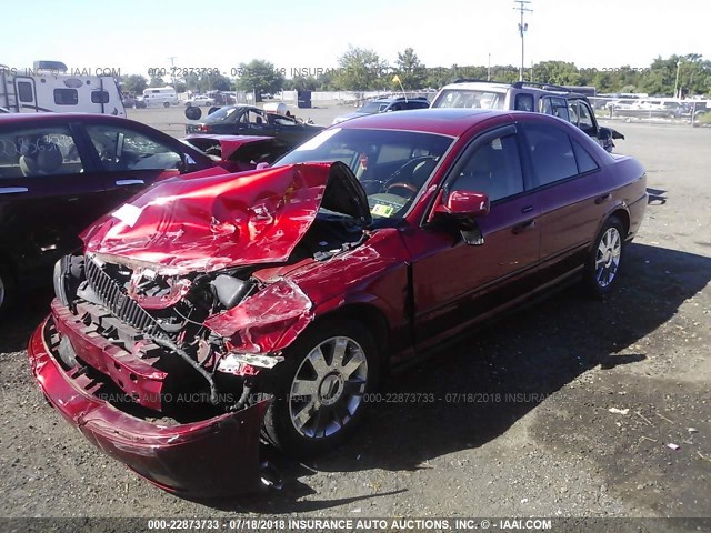 1LNHM87A05Y628116 - 2005 LINCOLN LS 红色 照片 2
