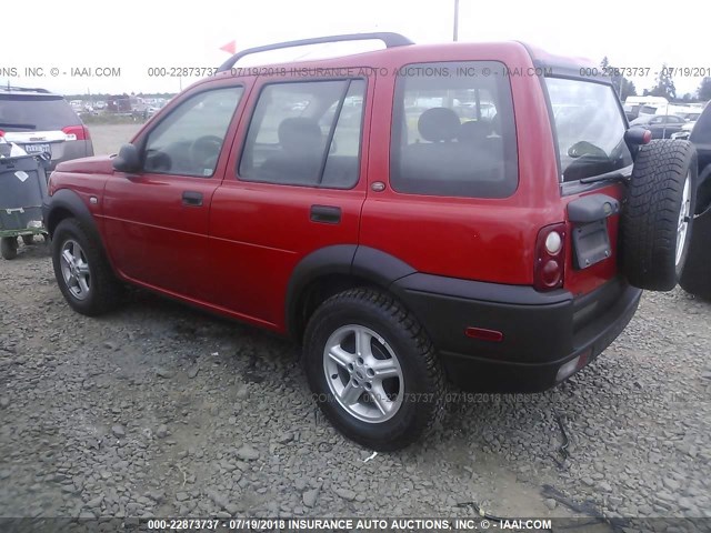 SALNM22222A361627 - 2002 LAND ROVER FREELANDER S RED photo 3