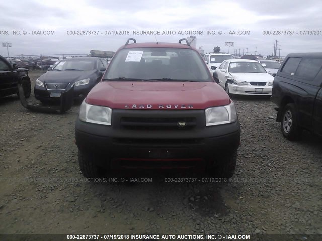 SALNM22222A361627 - 2002 LAND ROVER FREELANDER S RED photo 6