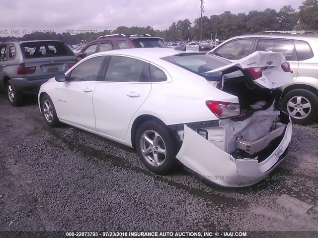 1G1ZB5ST1GF358973 - 2016 CHEVROLET MALIBU LS Ağ foto 3