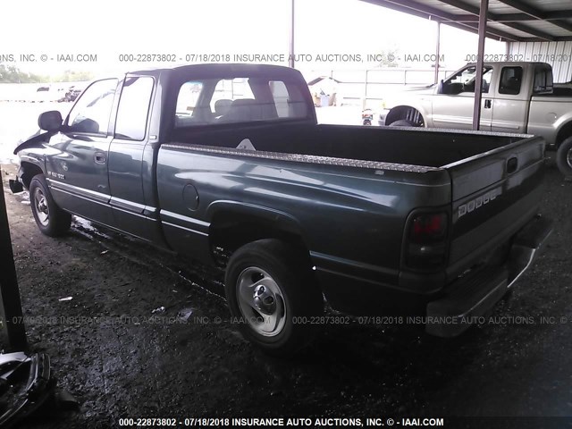 3B7HC13Z4YG114472 - 2000 DODGE RAM 1500 GREEN photo 3