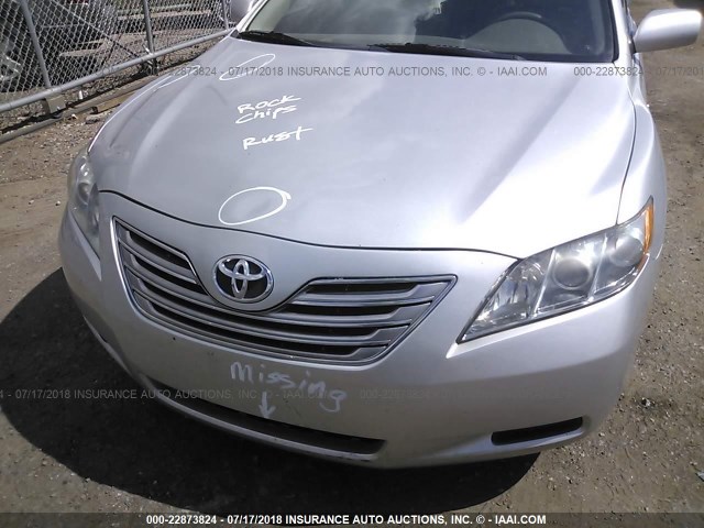 JTNBB46KX73028413 - 2007 TOYOTA CAMRY NEW GENERAT HYBRID SILVER photo 6