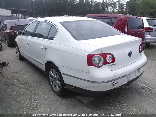 WVWAK73C67P006531 - 2007 VOLKSWAGEN PASSAT 2.0T/WOLFSBURG WHITE photo 3