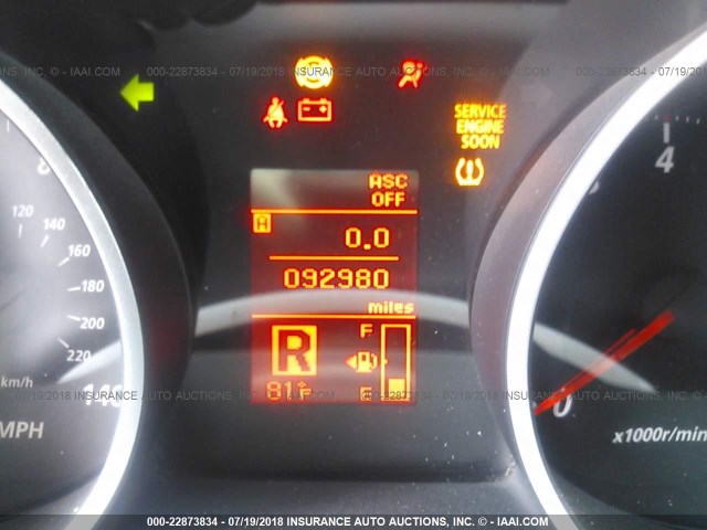 JA4AT2AW2AZ008764 - 2010 MITSUBISHI OUTLANDER ES ვერცხლისფერი ფოტო 7