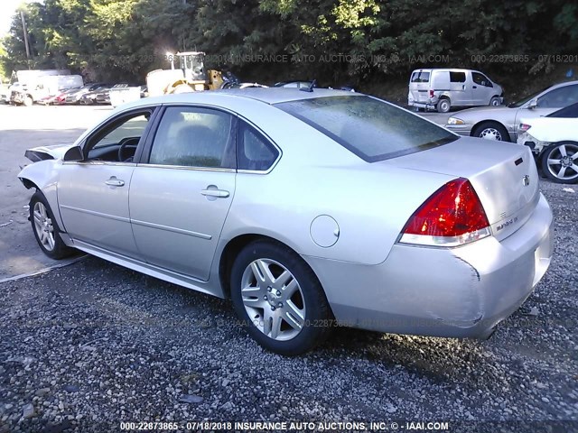 2G1WB5E39G1104191 - 2016 CHEVROLET IMPALA LIMITED LT SILVER photo 3