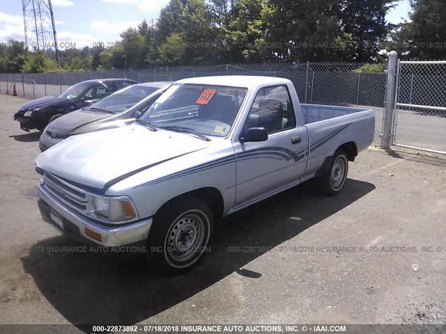 JT4RN81P3K0007921 - 1989 TOYOTA PICKUP 1/2 TON SHORT WHEELBASE DLX BLUE photo 2